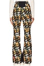 view 4 of 6 Aurora High Waist Ski Pant in Green Scratch Houndstooth