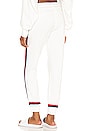 view 3 of 4 Side Stripe Jogging Pants in Snow White