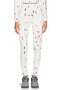 view 1 of 6 Printed Base Layer Legging in Dede Ski Print