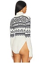 view 4 of 5 Holiday Bodysuit in White & Blue