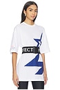 view 3 of 5 Oversized Logo Tshirt in Lucent White