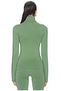 view 3 of 4 Perfect Thermal Rollneck in Parisian Green