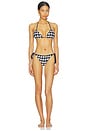 view 4 of 4 BRAGUITA BIKINI PM in Houndstooth, Black & Snow White