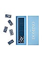 view 1 of 1 Classic Domino Set in Blue