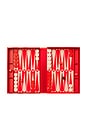 view 1 of 6 Art Of Backgammon in Red & Cream