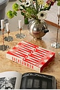 view 5 of 6 Art Of Backgammon in Red & Cream