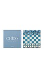 view 1 of 8 Classic Chess Set in Dusty Blue