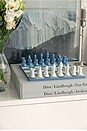 view 8 of 8 Classic Chess Set in Dusty Blue