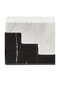 view 2 of 6 Marble Bookend in Black & White