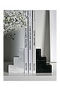 view 5 of 6 Marble Bookend in Black & White