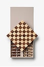 view 3 of 8 Wood Chess The Minimalist in 