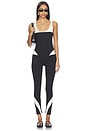 view 1 of 3 Gigi Unitard in Black & Chantilly