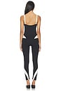 view 3 of 3 Gigi Unitard in Black & Chantilly