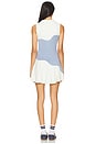 view 3 of 4 Wave Dress in Chantilly & Light Blue