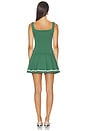 view 3 of 4 ROBE COURTE BLAIR in Emerald & Chantilly