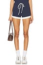 view 1 of 6 Akari Short in Navy & Chantilly