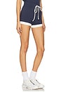 view 2 of 6 Akari Short in Navy & Chantilly