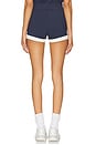 view 4 of 6 Akari Short in Navy & Chantilly