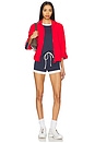 view 5 of 6 Akari Short in Navy & Chantilly
