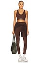 view 4 of 4 Emma Sports Bra in Dark Chocolate