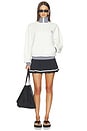 view 4 of 5 Signature Sweater in Chantilly & Navy Stripes