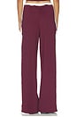 view 4 of 6 Boxer Pant in Burgundy & Chantilly