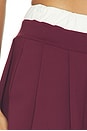 view 6 of 6 MINIFALDA ANNE in Burgundy & Chantilly