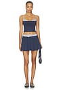 view 5 of 6 MINIFALDA ANNE in Navy & Chantilly