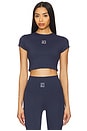 view 1 of 5 Crop Tee in Navy