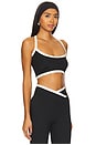 view 2 of 4 Vera Top in Black & Chantilly