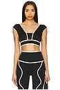 view 1 of 4 Sienna Rib Top in Black