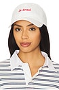 view 1 of 3 Le Tired Embroidered Hat in White