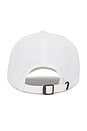 view 3 of 3 Le Tired Embroidered Hat in White