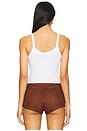 view 3 of 4 Cowboy Hat Tank Top in White