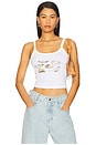 view 1 of 4 Oysters Tank Top in White
