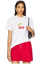 view 1 of 4 Summer Cherries T-shirt in White