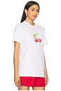 view 2 of 4 Summer Cherries T-shirt in White
