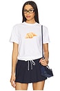 view 1 of 4 Croissant T-shirt in White