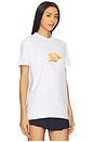 view 2 of 4 Croissant T-shirt in White