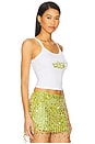 view 2 of 4 Olive Tank in White
