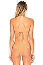 view 3 of 4 Milos Bikini Top in Camel