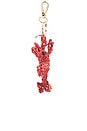 view 3 of 4 Bag Charms in Tomato