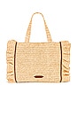 view 1 of 4 The Sogno Beach Tote with Ruffle in Natural