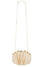 view 5 of 5 The Origami Shell Clutch in Sand