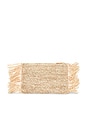 view 2 of 4 The Tropical Fringe Clutch in Mixed Natural