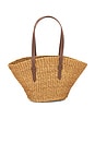 view 2 of 4 The East West Mini Tote Bag in Cocoa