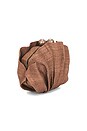 view 3 of 5 CLUTCH DE PALHA THE ORIGAMI SHELL in Cocoa