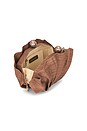 view 4 of 5 CLUTCH DE PALHA THE ORIGAMI SHELL in Cocoa