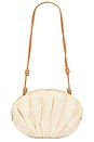 view 2 of 5 The Origami Beaded Scallop Clutch in Natural