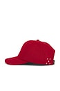 view 3 of 3 O Six Panel Hat in Haute Red & White